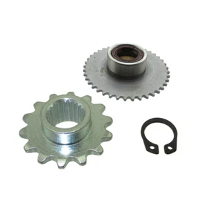 Starter Gear Motor Sprocket 14 Tooth & Retaining Ring For 2V Z190 Engine - Picture 1 of 7