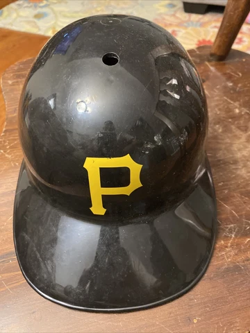 1969 Laich Pittsburgh Pirates Plastic Batting Helmet MLB Full Size Ford sponsor Cover