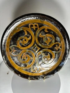 Plat vallauris Louis Giraud vintage 1930 XXL Art Déco - Foto 1 di 13