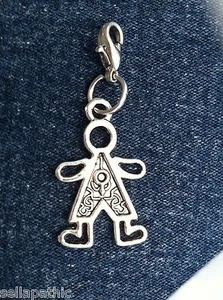 Boy Charm Mother Antiqued Tibet Silver Bookmark Jewelry Scrapbooking Shower - Picture 1 of 1