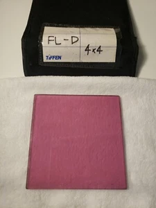 Tiffen 4x4"  FL-D Fluorescent Glass Filter for Daylight Film # 44FLD - Picture 1 of 6