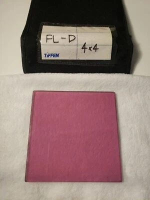 Tiffen 4x4"  FL-D Fluorescent Glass Filter for Daylight Film # 44FLD - Image 1 of 4
