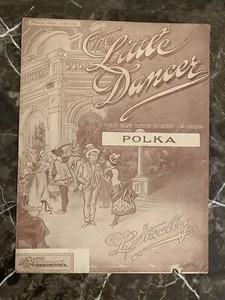 1924 The Little Dancer Sheet Music Polka for Piano by L. Streabbog - Picture 1 of 3