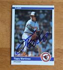Tippy Martinez Baltimore Orioles Signed Autograph 1984 Fleer Baseball Card