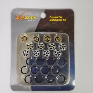 Custom Tire and Hubcap Kit (Colors: Aluminum, Chrome, Gold) ZipZaps RC Accessory - Picture 1 of 8