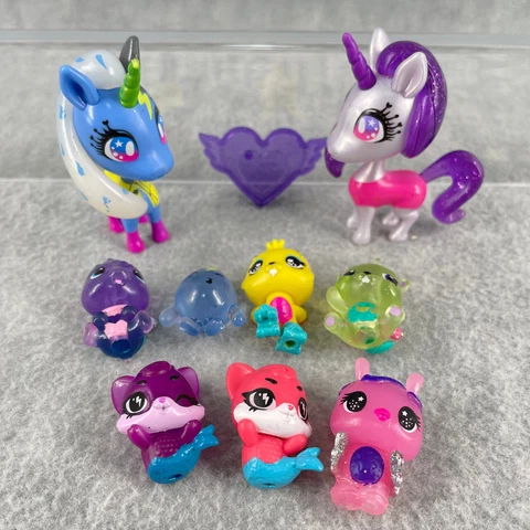 Hatchimals CollEGGtibles Mixed Lot 10 Pcs Mini Figurines Unicorns Spin Master Cover