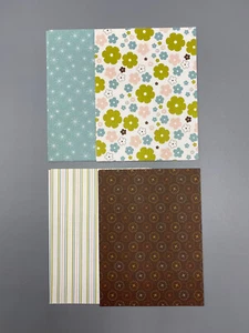 12 frentes de tarjetas de papel Stampin' Up Designer Series 4x5,25 doble cara - Imagen 1 de 2