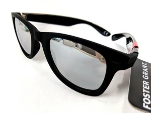 Foster Grant Sunglasses Surge Black MaxBlock 100% UVA-UVB Lens Blues Bros style - Picture 1 of 7