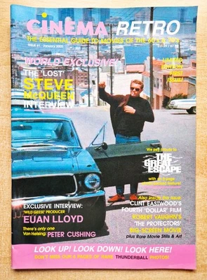 Cinema Retro Film Magazine No 1 2005 Steve McQueen Life Of Brian Hammer Horror - Image 1 of 4