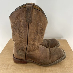 Botas occidentales Laredo Durant 7835 de cuero marrón para hombre talla 10 EW - Imagen 1 de 7