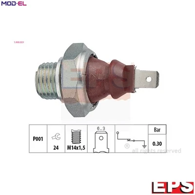 INTERRUPTOR DE PRESIÓN DE ACEITE 1.800.023 PARA PORSCHE OPEL CORSA/Hatchback/Van/TR MONZA 2.5L Foto 1 de 4