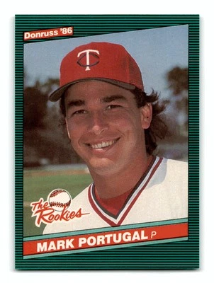 Mark Portugal 1986 Donruss The Rookies RC #44 Minnesota Twins NM-MINT - Image 1 of 2