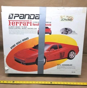 Thunder Tiger Panda Ferrari Testarossa RC Scale Glow Powered 1/10 Sports Car - Picture 1 of 24