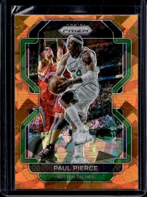 2021-22 Prizm Paul Pierce Orange Ice #243 Celtics - Image 1 of 2