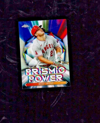 2021 Topps Chrome - Prismic Power Mike Trout #PP-2 - Image 1 of 2