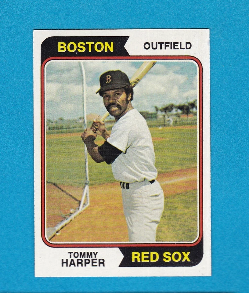 Juego de béisbol Topps Break 325 1974 Tommy Harper Red Sox casi nuevo+ Foto 1 de 1