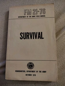 FM21-76 SURVIVAL US Army Field Manual 1970 Training Department of Army 288 Seiten - Bild 1 von 6