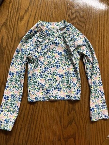 Tucker & Tate Girls Long Sleeve Rash Guard UV Swim Floral shirt size 3T - Picture 1 of 5