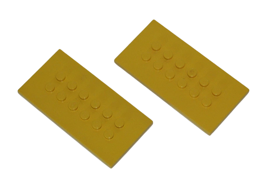 2 Lego® TRAIN Railway 9V RC Cargo Panel Plate 8x4 YELLOW - Image 1 of 1