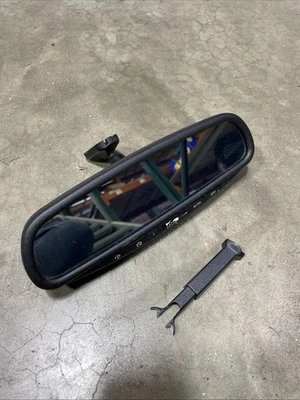 Оригинальное зеркало заднего вида 2003-2004 Infiniti G35 Coupe с открывателем гаража звеном для дома - Изображение 1 из 4