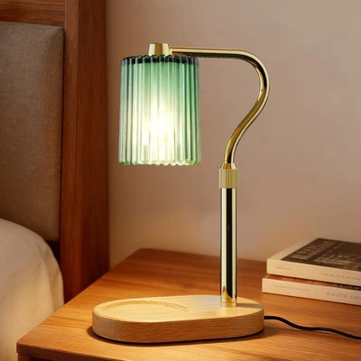 timer-functioned wax melting lamp, adjustable height, dimmable light，dual bulbs - Image 1 of 4