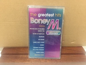 BONEY M THE GREATEST HITS AUDIO CASSETTE TAPE 1993 - Picture 1 of 3