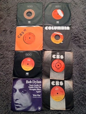 Bob Dylan  8  7" Singles - Knockin On Heaven's  Door , Lay Lady Lay - Image 1 of 4