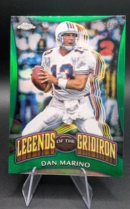 2024 Topps Chrome Dan Marino /99 Legends of the Gridiron GREEN REFRACTOR #LOG-12 - Picture 1 of 2