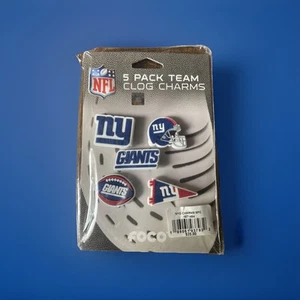 5 Pack New York Giants Clog Charms Sealed - Picture 1 of 2