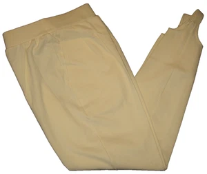 Vintage 80er creme Strick Stretch Wochenende Provisionen Steigbügelhose Taschen PS Hongkong - Bild 1 von 7