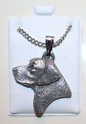 Labrador Retriever Lab Head Fine Pewter Pendant w Chain Necklace USA Made