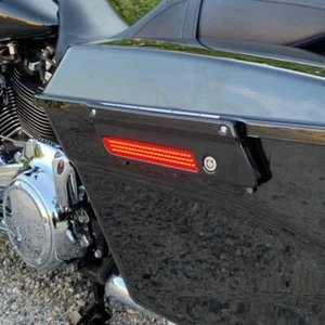 CUSTOM DYNAMICS® SADDLEBAG LED LATCH LIGHTZ™ '14-UP H-D™ Red Lens - Picture 1 of 3