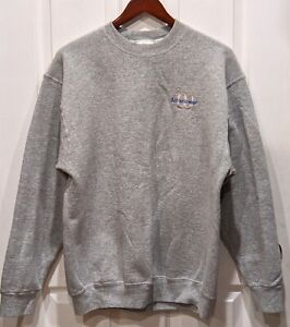 Vintage 90s Wilson Athleticwear Gray Crewneck Sweatshirt Logo Made in USA size L