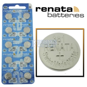 381 Renata Uhr Akku SR1120S Swiss Made 0% Quecksilber Offizieller Distributor - Bild 1 von 3