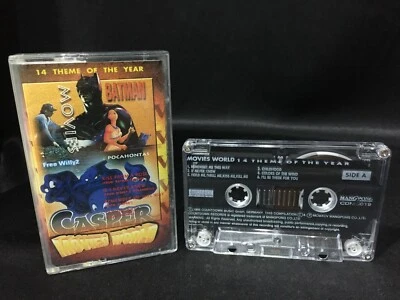 Movie World Theme Cassette Tape Freewilly 2 Pocahontas Batman Casper (1995) - Image 1 of 4