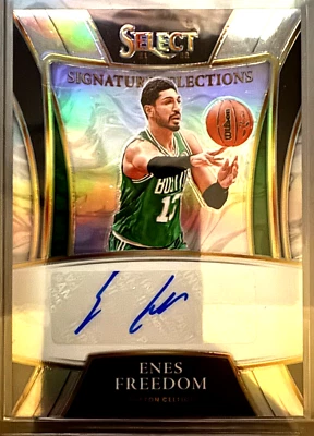 2021-22 Panini Select Signature Selections Silver Prizm #SS-EKT Enes Kanter (AU) - Image 1 of 2