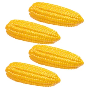4Pcs Simulated Vegetable Model Corn Christmas Ornaments Fake The Cob Decor - Picture 1 of 12