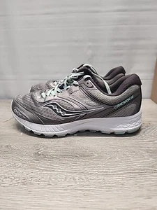 Saucony Womens Cohesion 12 S10472-1 Gray Running Shoes Sneakers Size 8 W - Picture 1 of 6