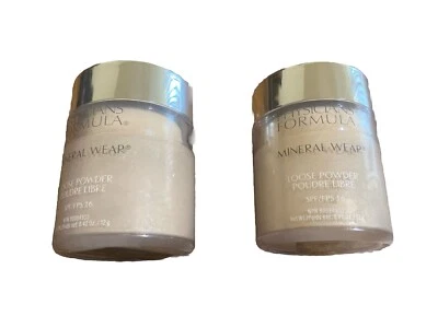 Physicians Formula Mineral Wear, Loose Powder, Translucent Light Lot Of 2 Sealed - Image 1 of 2