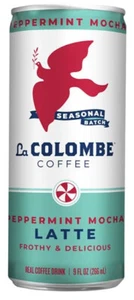 La Colombe Peppermint Mocha Draft Latte 24 pack, Cold-Pressed Espresso Exp 7/23