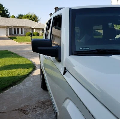 12" Black Stainless Antenna Mast Power Radio AM/FM for JEEP COMMANDER 2006-2010 - Image 1 of 4