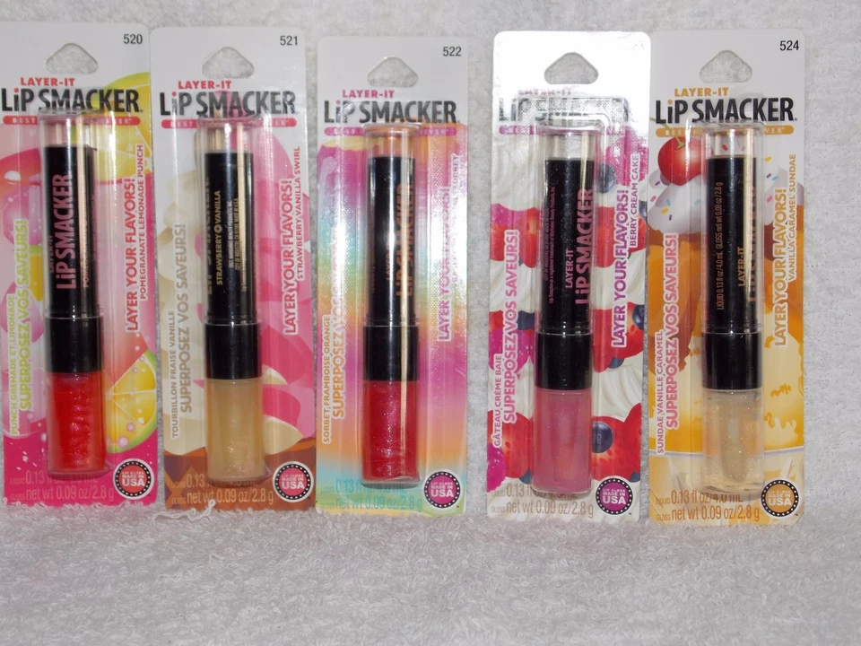 Layer-It Lip Smacker CHOOSE YOUR FLAVOR Layer Your Flavors Lip Gloss New - Image 1 of 1