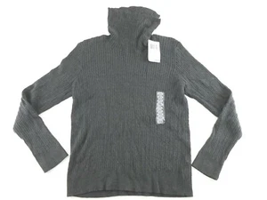 Jeanne Pierre Gray Long Sleeves Cotton Cable Knit Sweater Size L (I25) - Picture 1 of 9