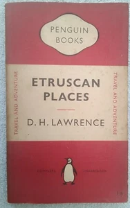 Etruscan Places D H Lawrence 1950 Penguin Travel Adventure #756 - Picture 1 of 3
