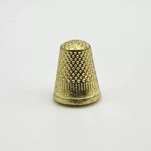 Monopoly Deluxe Golden Thimble Token 1998 Replacement Pieces 1995 - Picture 1 of 4