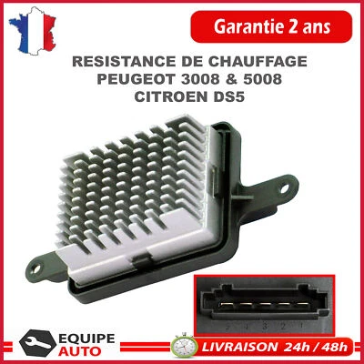 Résistance Moteur Ventilateur Chauffage pour Peugeot 3008 5008, Citroen DS5 1.6 - Immagine 1 di 4