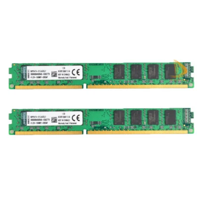 8G Kingston 2x 4GB DDR3 1600Mhz Intel CPU 2Rx8 PC3-12800 DIMM Memory RAM·Desktop - Image 1 of 4