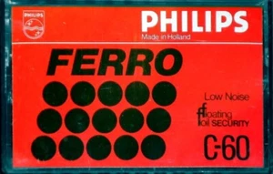 PHILIPS FERRO C-60 Vintage 1978 Blank Audio Cassette Tape Made in Holland - Photo 1/7