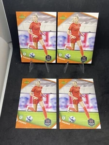 Ryan Gareis 4 RC Lot 2022 Parkside NWSL Rookie Card #144 Houston Dash - Bild 1 von 6