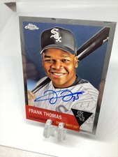 2022 Topps Chrome Platinum Anniversary Auto!!!! #466 Frank Thomas Refractor